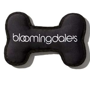 *NEW* BLOOMINGDALES 150th ANNIVERSARY STUFFED BONE DOG TOY
